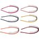 Iron Wire Teeth Comb Hairband Hair Hoop Headband Headwear Accessory for Lady Girls Women (Set of 6 - Rose, Pink, Black, Yellow, Orange, Red)