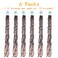 36 Inch New Faux Locs Crochet Braids Hair 6 Packs Super Long Goddess Locs Crochet Hair Curly Wavy Soft Locs Braiding Hair for Women Pre-looped Synthetic Afro Roots Braid Collection Extended