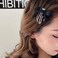 Utavu 2pcs Skeleton Hair Clip Claw Skeleton Hand Hair Clip Bone Clips Spooky Skull Goth Hair Clips Halloween Hair Accessories for Women Girls, Pack Of 2