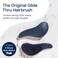 Crave Naturals Glide Thru Detangling Brush - Detangler Brush for Natural, Curly, Straight, Wet and Dry Hair for Adults and Kids - Hair Brush for Little Girls, Toddlers, Teens - 7.5 x 3 inches, Blue
