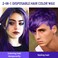 Purple Hair Styling Wax, SOVONCARE Instant Hairstyle Cream Hair Pomades Mud Natural Hair Clay Unisex for Party Cosplay Halloween Date 4.23 oz (Purple)