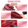 Red Hair Wax Color, SOVONCARE Temporary Dye Wax Natural Hairstyle Cream Hair Pomades for Women &amp; Men Party Cosplay Halloween Date 4.23 oz (Red)