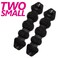 Beauty Magic Hair Styling Buns - 2 Piece Perfect Donut Chignon Bun Maker Clip Hair Curler Styler Accessory 2 Small (Black)