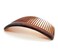 Good Hair Days&reg; Sidecombs 4 1/2"" Shell Rounded Back - Side Hair Combs For All Types of Hair - Hair Accessories, Brown