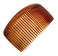 Good Hair Days&reg; Sidecombs 4 1/2"" Shell Rounded Back - Side Hair Combs For All Types of Hair - Hair Accessories, Brown