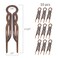 Hair Pins - Plastic, U-shaped Magic Grip Hairpins, Strong Durable Pins For Fine, Thick &amp; Long Hair, Hair Styling Accessories, Set of 20 (Black)