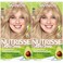Garnier Hair Color Nutrisse Nourishing Creme, 90 Light Natural Blonde (Macadamia) Permanent Hair Dye, 2 Count (Packaging May Vary)