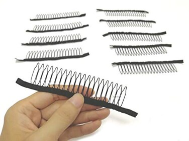 10pcs Long Lace Wig Comb for Wig Cap Hair Extension Small Clips Styling Tools