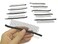 10pcs Long Lace Wig Comb for Wig Cap Hair Extension Small Clips Styling Tools