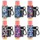 6 Pack Lip Balm Holder, Compact Clip-On Lipstick Holder Premium Release Clip Neoprene Sleeve Lip Balm with Clip Fits Most Standard Lip Balm