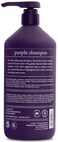 Bye Bye Brass Purple Shampoo for Natural or Dyed Blonde or Highlighted Hair - With Avocado Oil &amp; Castor Oil   Neutralizes Brassiness   Gently Cleanses   Paraben Free (32 oz)