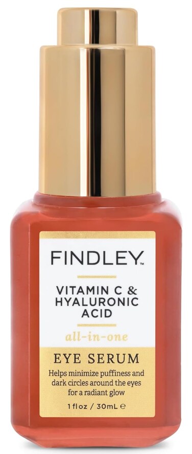 Vitamin C &amp; Hyaluronic Acid All-in-One Eye Serum   Minimizes Puffiness &amp; Dark Circles   Radiant Glow (1 Fl Oz)