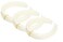 Q-YO Craft Plastic Headbands - No Teeth, DIY Hair Accessories (30pc 3/8" (12mm))
