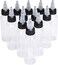 new star tattoo 60ml Empty Tattoo Ink Bottles, 12pcs 2oz Tattoo Twist Cap Plastic Clear Transparent Tattoo Pigment Container Tattoo Accessories Twist Top Bottle 2oz,60ml Tattoo Squeeze Bottles