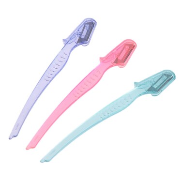 Women Eyebrow Hair Removal Safety Razor Trimmer Shaper Shaver Blade Foldable New