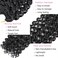 Passion Twist Hair 18 Inch 8 Packs Water Wave Crochet Hair Curly Braiding Hair Long Bohemian Spring Twist Hair For Butterfly Locs Crochet Braids Synthetic Hair Extension (18 Inch (Pack of 8), 1B#)