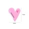 3Pcs Women Fringe Trimmer, Mini Hair Cutter Comb Cute Heart-Shaped Pubic Hair Trimmer Manual DIY Hair Trimmer for Women, Girls