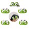 ZIUGLIKAL 5PCS Handmade Crochet Frog Clips Funny &amp; Cute Animal Hair Clips Animal Theme Hair Clips For Girls Teenage Girls Women