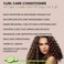 DermOrganic Organic Cucumber Curl Care &ndash; Sulfate Free, Color Safe, Hydrating &ndash; Conditioner &ndash; 17oz