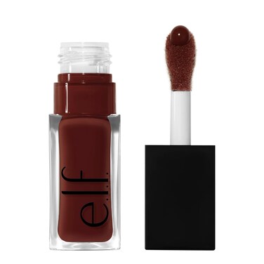 e.l.f. Glow Reviver Lip Oil, Nourishing Tinted Lip Oil For A High-shine Finish, Infused With Jojoba Oil, Vegan &amp; Cruelty-free, Hot As Fudge