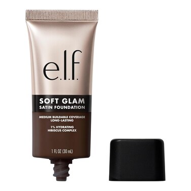 e.l.f. Soft Glam Foundation, Medium Coverage, Long-Lasting &amp; Buildable Foundation For A Smooth, Satin Finish, Vegan &amp; Cruelty-Free, 64 Rich Neutral