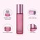 Kesell 10 Pack - 10ml Refillable Frosted Glass Roller Bottles Vials with Stainless Steel Roller Ball and Aluminum Cap - Pink Color