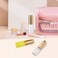 Ellbest 8Pcs 10ml Clear Press Dropper Bottles, Empty Refillable Essential Oil Bottles Container Perfume Cosmetic Bottle Travel Pressing Dropping Bottle, Gold Cap