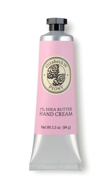 elizabeth W Peony, 7% Shea Butter Hand Cream, 3.3 oz, Floral Scent
