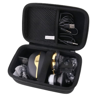 Hard EVA Carrying Case Compatible with for Skull Shaver Electric Pitbull Pro Razor, Men&rsquo;s 5-in-1 Electric Head Shaver Storage Case (Big)