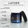 Shaving Cream for Men, Fragrance Free, prevents shaving irritation and razor burn, generates a rich lather for a soft, silky, Smoothest Shave
