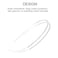 Lawie 4 Pack Rhinestone Pearl Glitter Sparkly Silver Metal Hair Clasps Slim Thin Skinny Hard Headbands Hair Loops Rings Cross Hairands Crown Tiara Holder Accessories for Women Girl