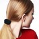 Angla 12 Pack Black Terry Cloth Hair Scrunchies Ties for Women