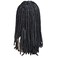 Lydell Twist Hair Crotchet Braids Wigs Synthetic Dreadlocks Braids Hair Wig (Black)
