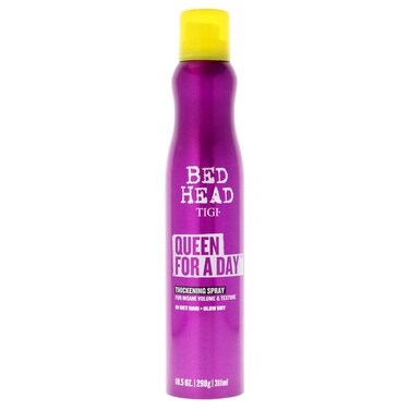 TIGI Bed Head Texture Spray, Queen For A Day Volume, 10.5 oz, Hair Thickening for Fine Hair, Alcohol Free, Berry Scent