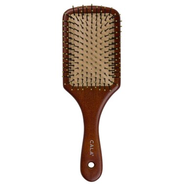 DARK BAMBOO PADDLE HAIR BRUSH (LARGE)