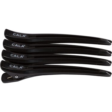 DUCK HAIR CLIPS   BLACK (4PK)