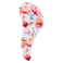 Cala Tangle free coral floral hair brush, Flower Pink/Blue