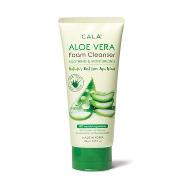 Cala Aloe vera soothing &amp; moisturizing foam cleanser 5.07 fluid ounce, 5.07 Fl Ounce