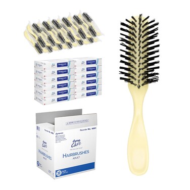 Dynarex 4881 Adult Hair Brush, Ivory, 24 Count