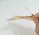 Butterfly Hair Clips,12 Pcs Cute Metal Butterfly Hair Claw Pins Barrettes Accessories Hollow Butterfly Hairpins for Women Girls Weddings Bride (Gold)