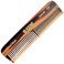 Kent OT Pocket Comb - Fine &amp; Wide Tooth Handmade Hair Comb for Men, Travel, Beard &amp; Mustache - Saw Cut &amp; Hand Polished (4.4")