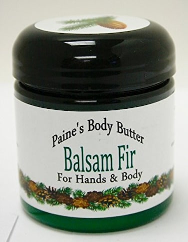 BALSAM FIR BODY BUTTER Paine's hands &amp; body 4 oz with sweet almond oil &amp; shea butter