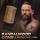 Bossman Pocket Size Sandalwood Comb with Protective Case - Fine and Wide Tooth for Beard, Mustache, and Hair Shaping Tool