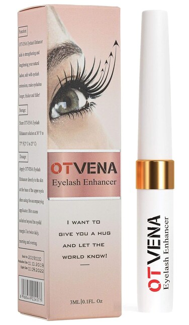 Eyelash &amp; Eyebrow Serum (3mL) - Lash Growth Serum for Longer, Thicker, Fuller Eyelashes and Eyebrows - Clinically Tested Waterproof Herbal Formula - Irritation Free