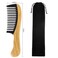 Exquisite Handmade Hair Comb Anti Static 100% Natural Green Sandalwood Buffalo Horn Comb Detangling Comb for Women,Men,Thick,Fine, Curly,Straight,Wavy Hair(Green Sandalwood Buffalo Horn Wide Tooth)