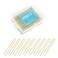 Hoyols U Shaped Bobby Pins, Metal Curved Curly Waved Bun Clips Hairpin for Women Girls Grips Hairstyle Updo Thin Thick Hair, 100 Count 2.4 in (Blonde)