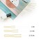HOYOLS U Shaped Blonde Bobby Pins Assorted Size, Metal Clips for Buns Women Girls Hairstyle Updo Thin Thick Hair Gold, 150 Count