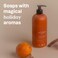 ATTITUDE Liquid Hand Soap, EWG Verified, Plant and Mineral-Based, Vegan Personal Care Products, Orange Cinnamon, 16 Fl Oz