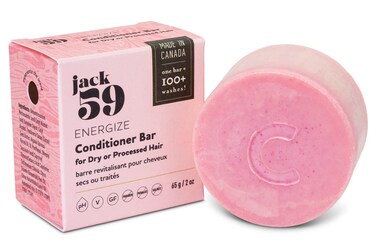 Luxury Conditioner Bar for Dry Hair or Processed Hair, Solid Conditioner Bar w/ Pink Grapefruit and Lime Essential Oils, Vegan Conditioner Bars for Hair, pH Balanced Hair Conditioner Bar, Energize 2oz