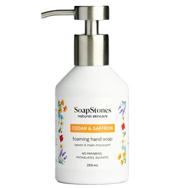 Foaming Hand Soap - 250 mL - Moisturizing, Soft and Hydrating Formula (Cedar &amp; Saffron)